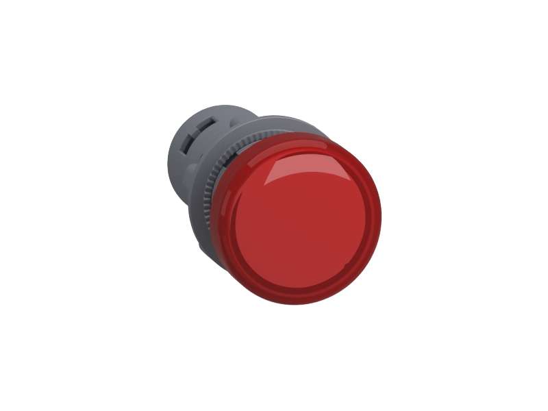 Schneider Electric Signalna lampica, plastična, crvena, Ø 22 mm, sa ugrađenim LED-om, 24 V AC/DC; XA2EVB4LC