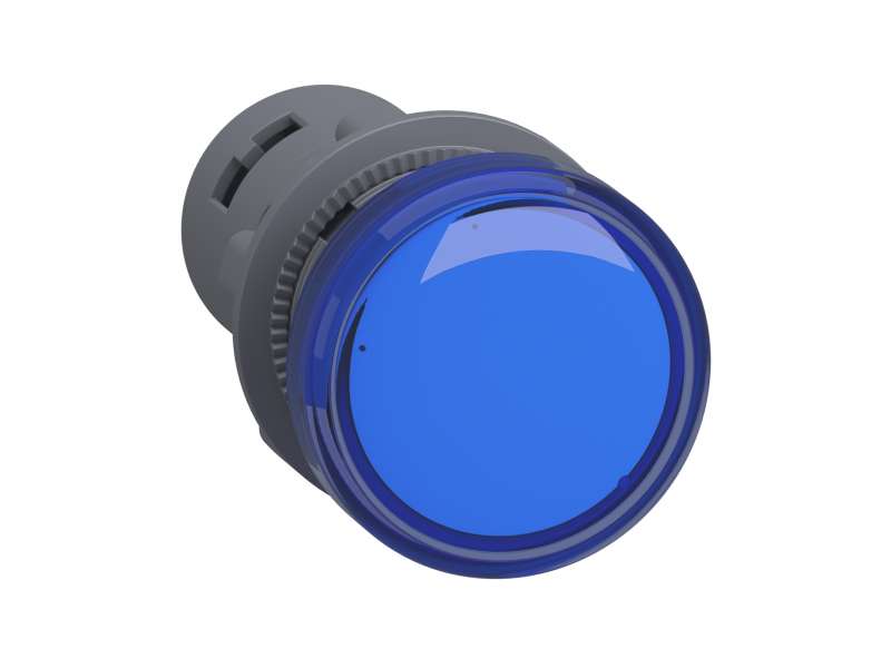 Schneider Electric Signalne lampice, plastic, blue, Ø 22 mm, with integral LED, 220…230V AC, Anti-interference;XA2EVM6LC