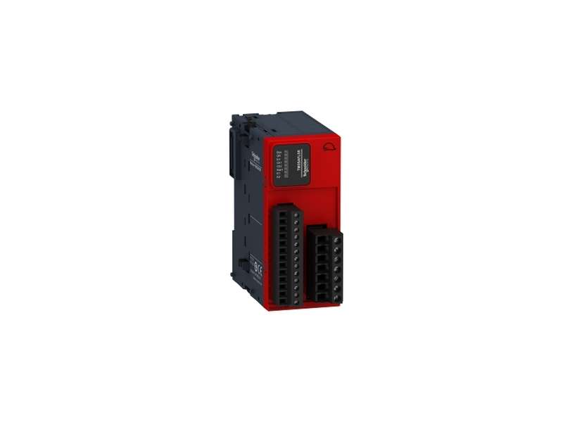 Schneider Electric Sigurnosni modul za PLC TM2xx, 2 funkcije, CAT3, vijčani priključci;TM3SAFL5R