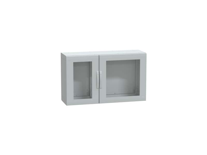 Schneider Electric Slobod. polies.orman PLA kompletno zaptiven VŠD 750x1250x420 IP65 providna vrata;NSYPLA7124TG
