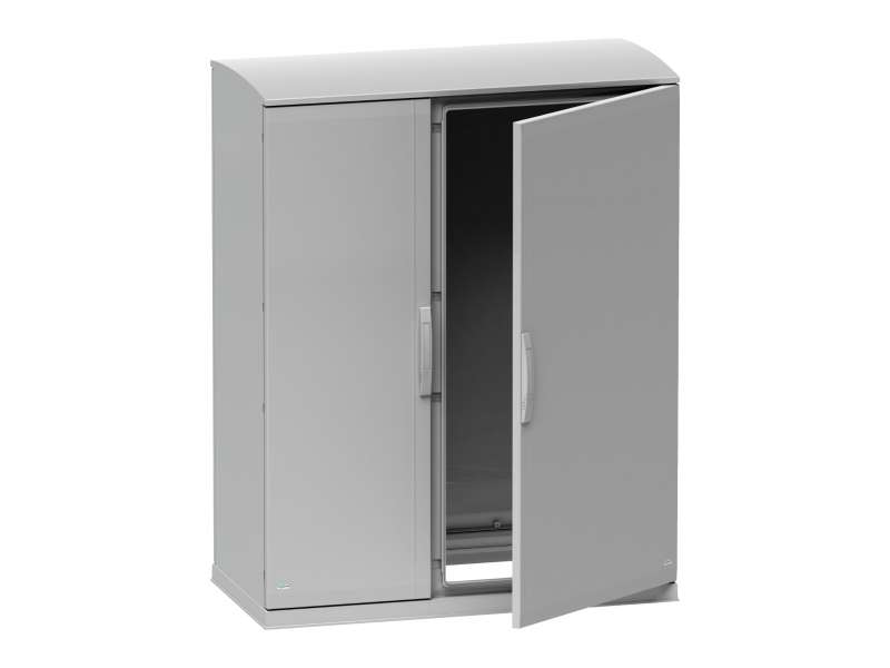 Schneider Electric Slobodnost. orman -poliest. PLAZT sa otvorenim podnožjem+krov 1250x1250x320 IP44; NSYPLAZT12123G