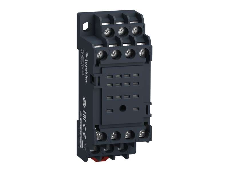 Schneider Electric Utičnice RXZ -mešoviti kontakti - 7 A - 250 V - vijačni - za relej RXM2.., RXM4..;RXZE1M4C