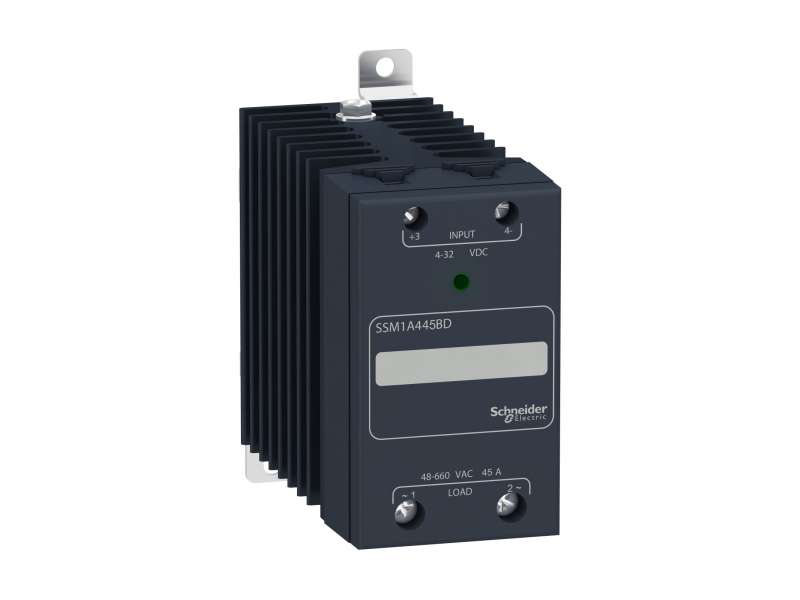 Schneider Electric Solid state relej - montaža na DIN šinu - ulaz 3-32VDC, izlaz 24-280VAC, 45A;SSM1A145BD