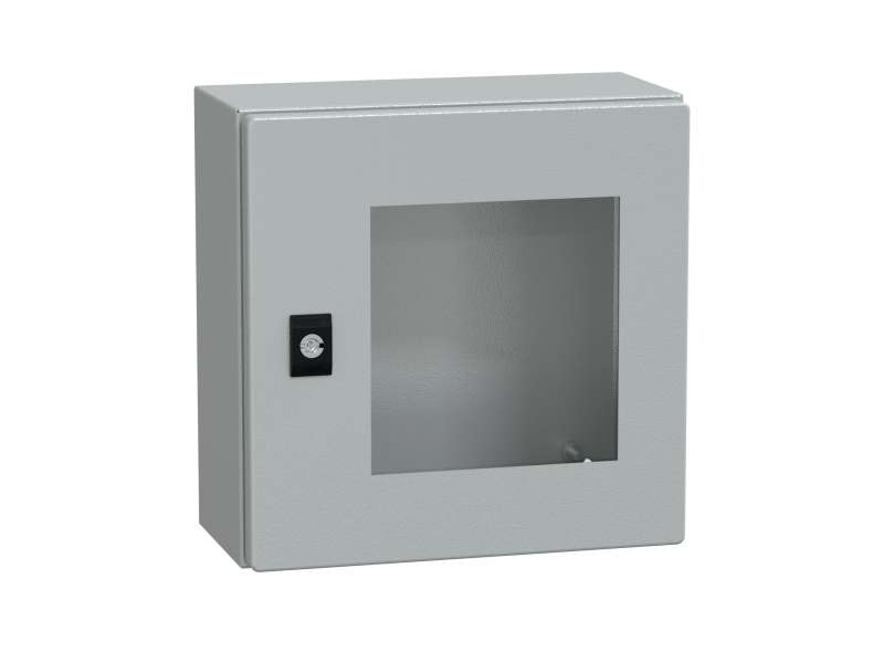 Schneider Electric Spacial CRN providna vrata bez montažne ploče V300xŠ300xD150 IP66 IK08 RAL7035; NSYCRN33150T