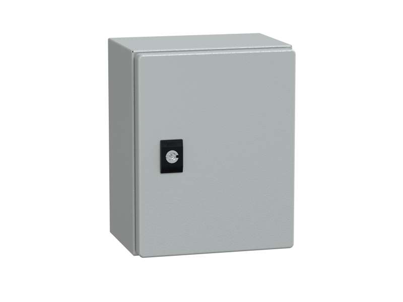 Schneider Electric Spacial CRN ravna vrata bez montažne ploče H250xŠ200xD150 IP66 IK10 RAL7035; NSYCRN252150