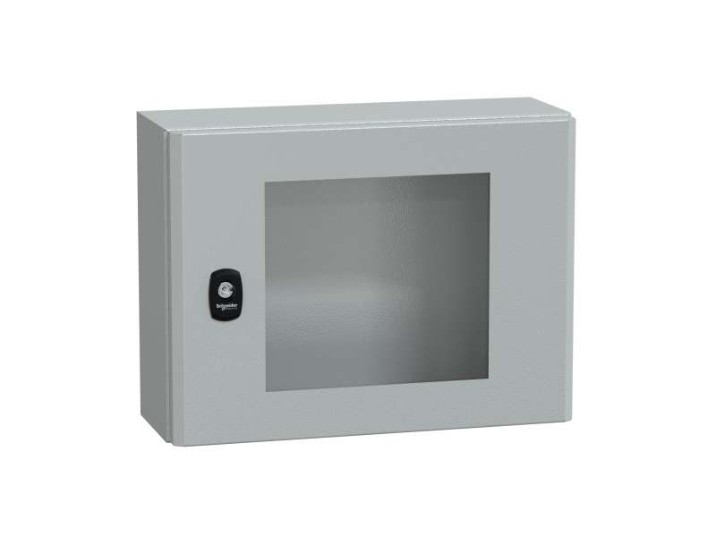 Schneider Electric Spacial S3D prozirna vrata, bez MP V300xŠ400xD150 IP66 IK08 RAL7035.