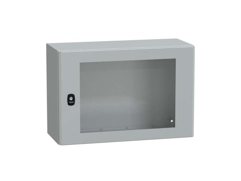 Schneider Electric Spacial S3D prozirna vrata, bez MP V400xŠ600xD250 IP66 IK08 RAL7035.