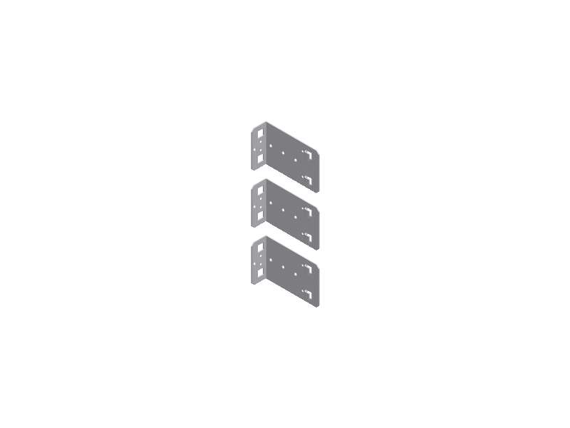 Schneider Electric Spacial SF-E nosači kanalica 19'' rekovi - pocinkovani čelik - 150mm;NSYRCDFIX