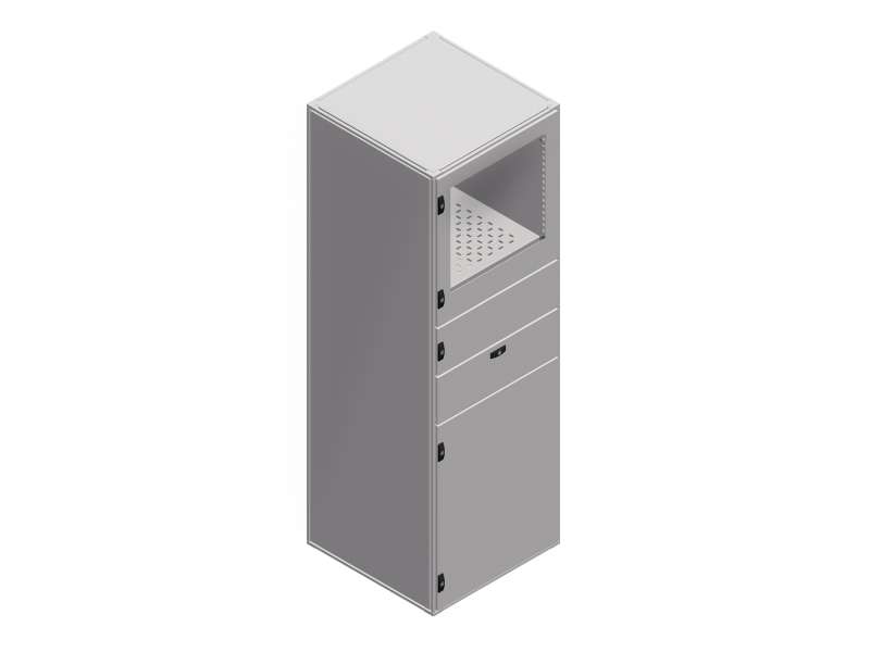 Schneider Electric Spacial SF PC rek orman - sastavljen - 1600x600x800 mm