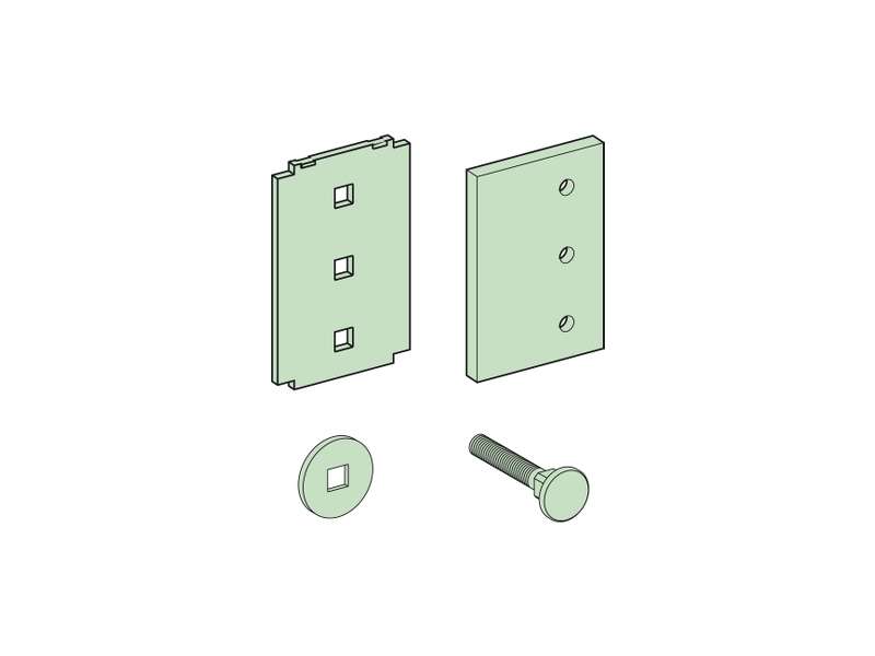 Schneider Electric Spojni element za 120mm sabirnicu/Linergy BS hz.sabirnicu; LVS04643