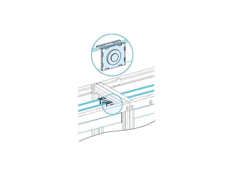 Schneider Electric Spojni element za 50/60mm sabirnica/Linergy BS hor. sabirnicu; LVS04640