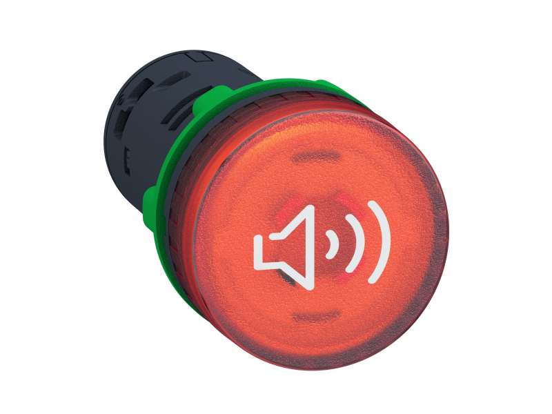 Schneider Electric Stalni ili isprekidani ton - svetleća crvena zujalica 110...120 v ac/dc;XB5KS2G4