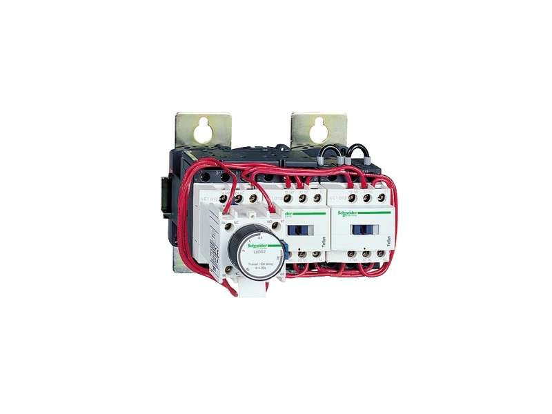 Schneider Electric Star delta starter, TeSys Deca, 3 x 3P (3NO), 80A, 24V AC coil; LC3D80B7A64