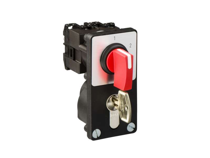 Schneider Electric Stepenasti grebenasti prekidač - 1P - 60 °-12A -prednja mont.-crvena ručica; K1C003NZ2