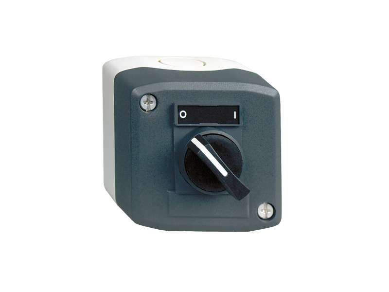 Schneider Electric Tamnosiva upr. kutija - 1 izborni prekidač Ø22 standardna ručica 1NO; XALD134