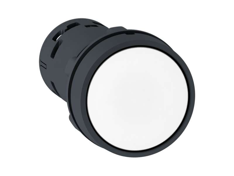 Schneider Electric Taster - sa povratkom, beli - 1NO; XB7NA11