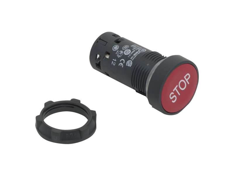 Schneider Electric Taster - sa povratkom, crveni - 1NC -beli ''STOP''; XB7NA4234
