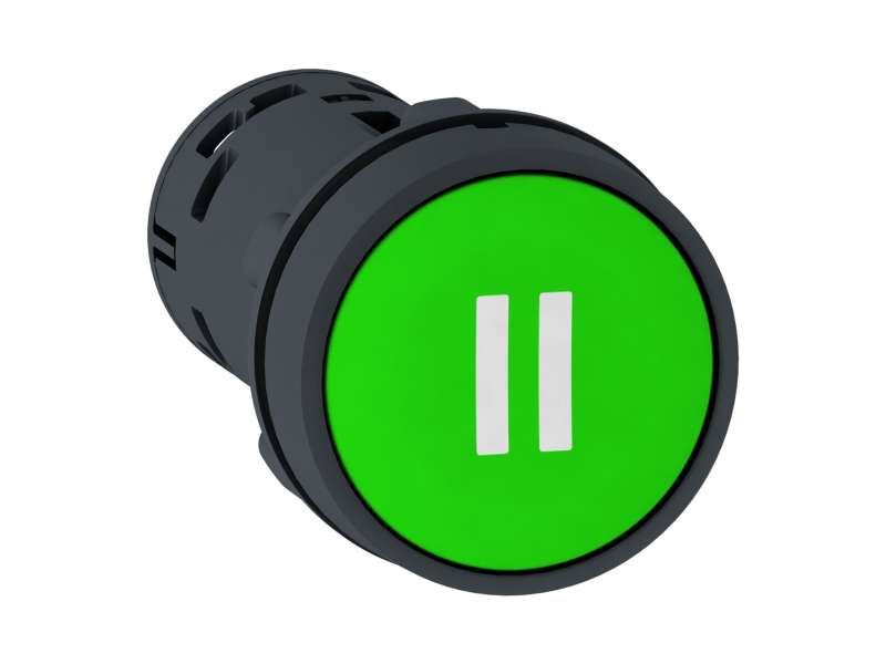 Schneider Electric Taster - sa povratkom, zelena -1NO - beli ''II''; XB7NA3136