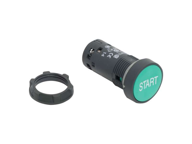 Schneider Electric Taster - sa povratkom, zeleni -1NO - beli ''START''; XB7NA3133
