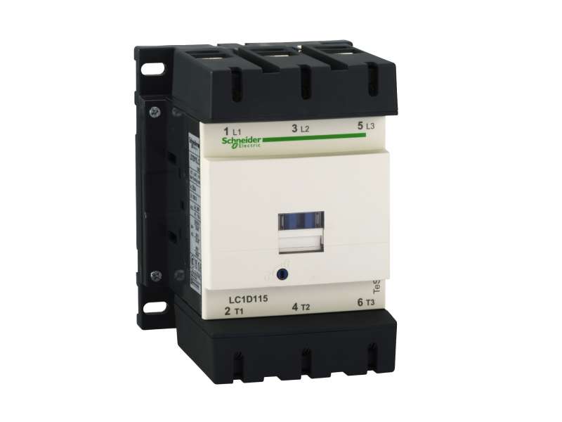 Schneider Electric TeSys D kontaktor - 3P(3 NO) - AC-3 - <= 440 V 115 A - 230 V AC 50/60 Hz kalem ; LC1D115P7