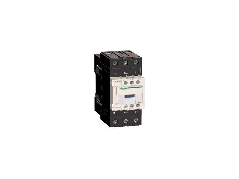 Schneider Electric TeSys D kontaktor - 3P(3 NO) - AC-3 - <= 440 V 40 A - 230 V AC 50/60 Hz kalem ; LC1D40AP7