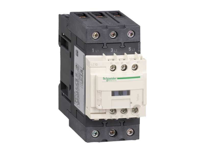Schneider Electric TeSys D kontaktor - 3P(3 NO) - AC-3 - <= 440 V 40 A - 24 V AC 50/60 Hz kalem ; LC1D40AB7