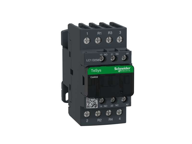 Schneider Electric TeSys D kontaktor - 4P(2 NO + 2 NC) - AC-1 - <= 440 V 40 A - 24 V AC kalem; LC1D258B7