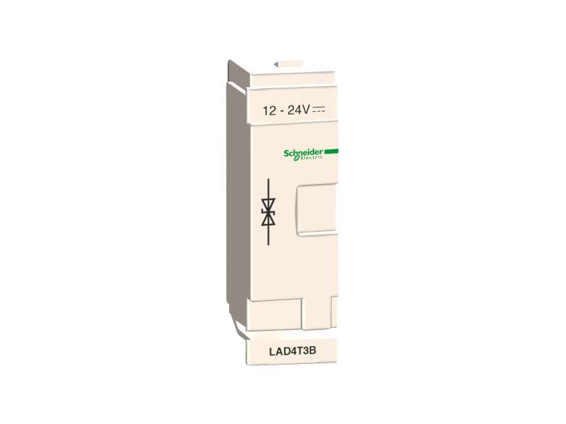 Schneider Electric TeSys D - modul za prigušenje - ograničenje diodom u oba smera - 24 V AC/DC;LAD4T3B