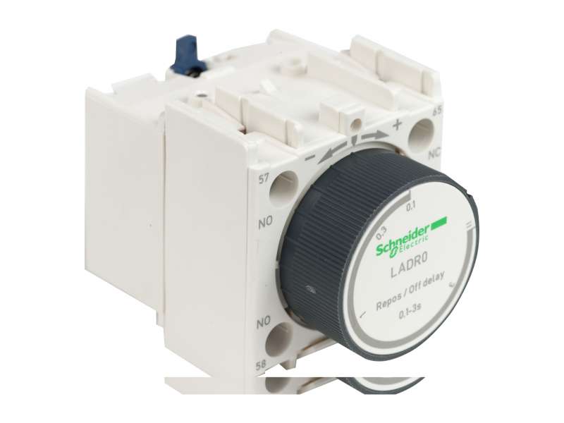 Schneider Electric TeSys D - vremenski pomoćni kontaktni blok - 1 NO + 1 NC vijčani priključak;LADR0