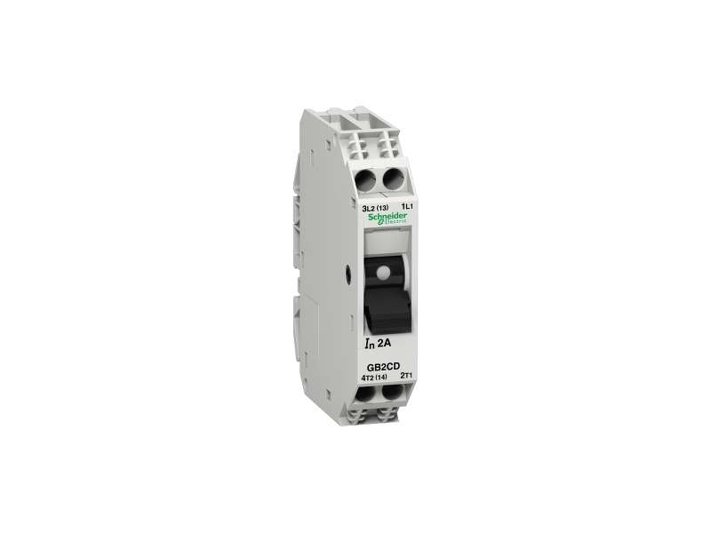 Schneider Electric TeSys GB2 - termomagnetni zaštitni prekidač - 1P + N - 6 A - Id = 83 A;GB2CD12