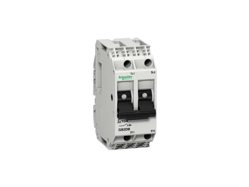Schneider Electric TeSys GB2 - termomagnetni zaštitni prekidač - 2P - 3 A - Id = 40 A;GB2DB08