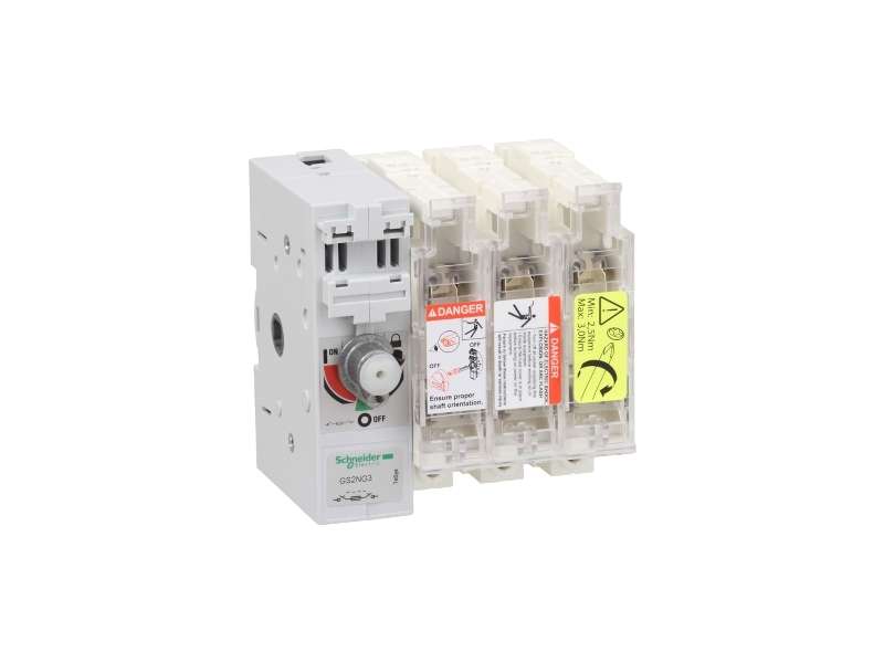 Schneider Electric TeSys GS - osigurač sklopka -rastavljač - TeSys GS - 3 P - 250A - DIN 1;GS2NG3