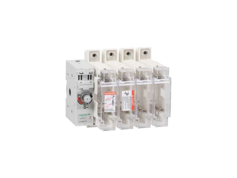 Schneider Electric TeSys GS - rastavljač sa osiguračima - 4 P - 250A - DIN 1;GS2NG4