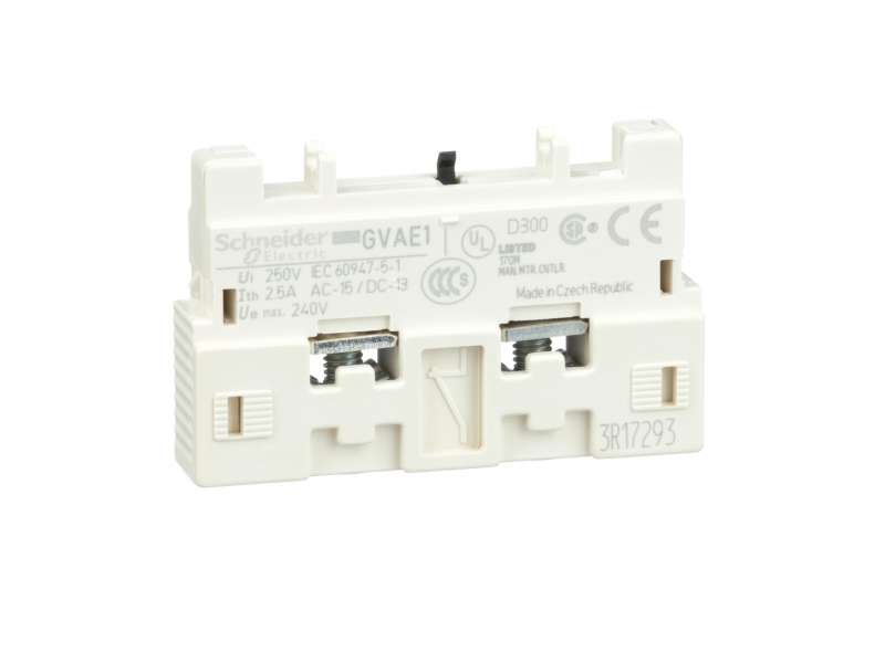 Schneider Electric TeSys GV2 & GV3 - pomoćni kontakt - 1 NO/NC ; GVAE1