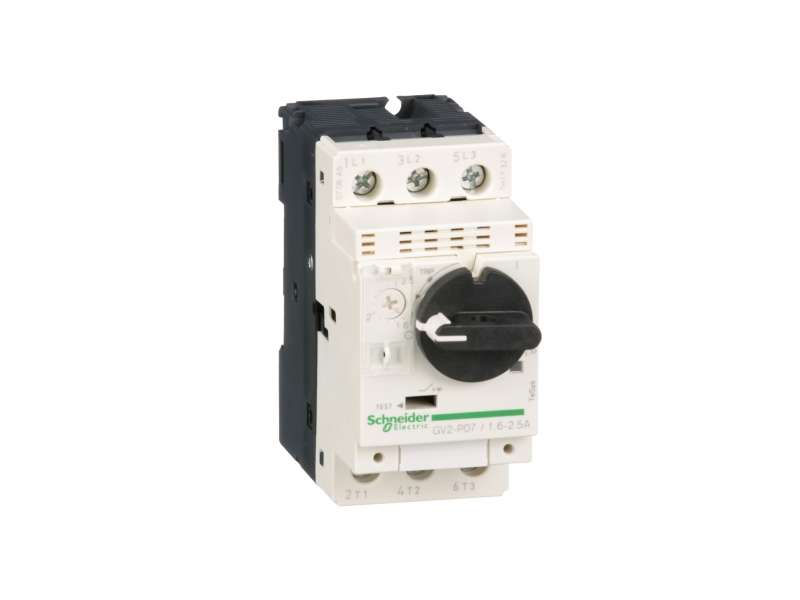 Schneider Electric TeSys GV2 - motorni prekidač - termomagnetna zaštita - 1.6…2.5 A; GV2P07