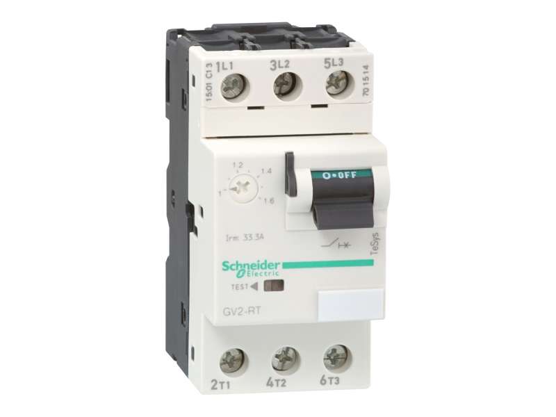 Schneider Electric TeSys GV2 - motorni prekidač - termomagnetna zaštita - 4…6.3 A; GV2RT10