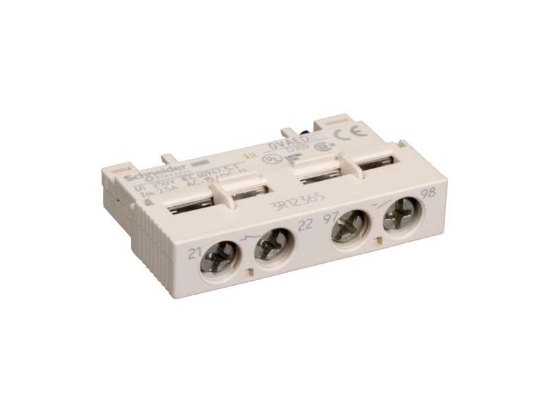 Schneider Electric TeSys GV3 - pomoćni kontaktni blok - 1 NO + 1 NC ; GVAED011