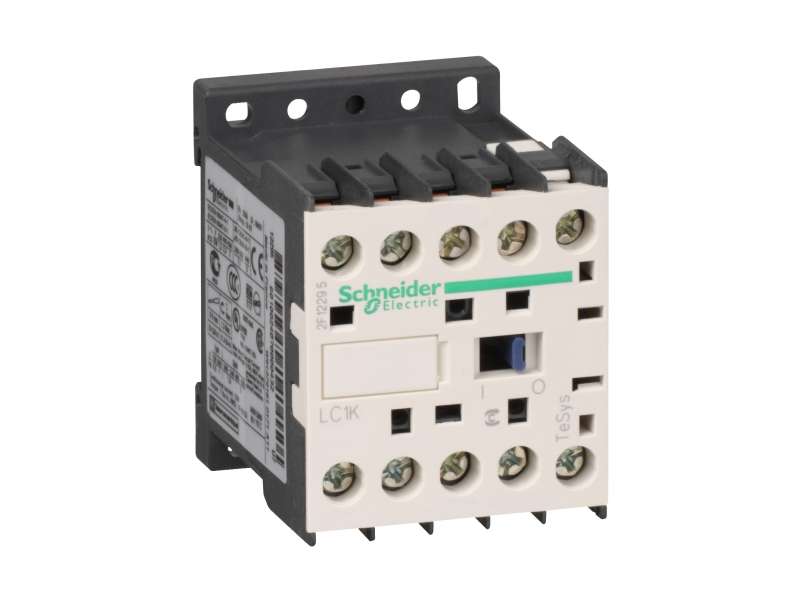 Schneider Electric TeSys K kontaktor - 3P(3 NO) - AC-3 - <= 440 V 9 A - 24 V AC kalem ; LC1K0910B7
