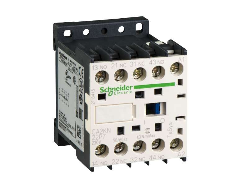 Schneider Electric TeSys K pomoćni kontaktor - 2 NO + 2 NC - <= 690 V - 230 V AC kalem; CA2KN22P7