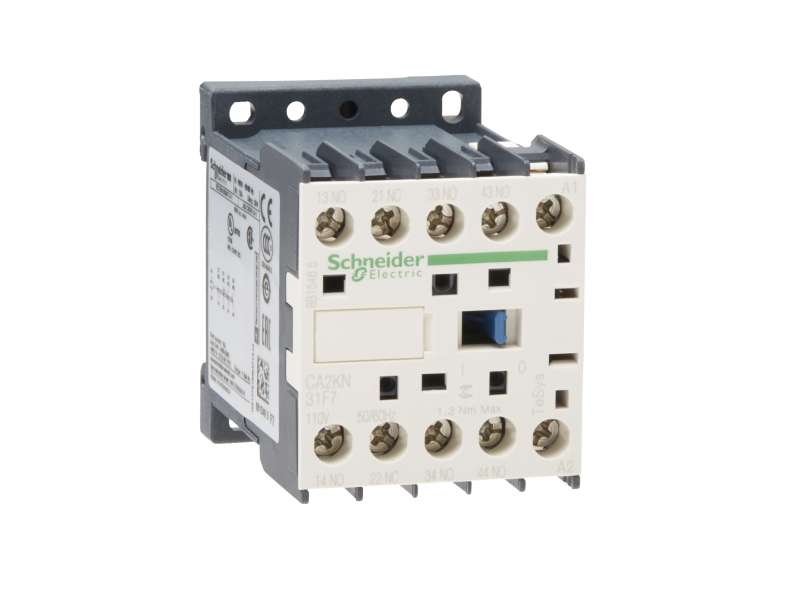 Schneider Electric TeSys K pomoćni kontaktor - 3 NO + 1 NC - <= 690 V - 110 V AC kalem; CA2KN31F7