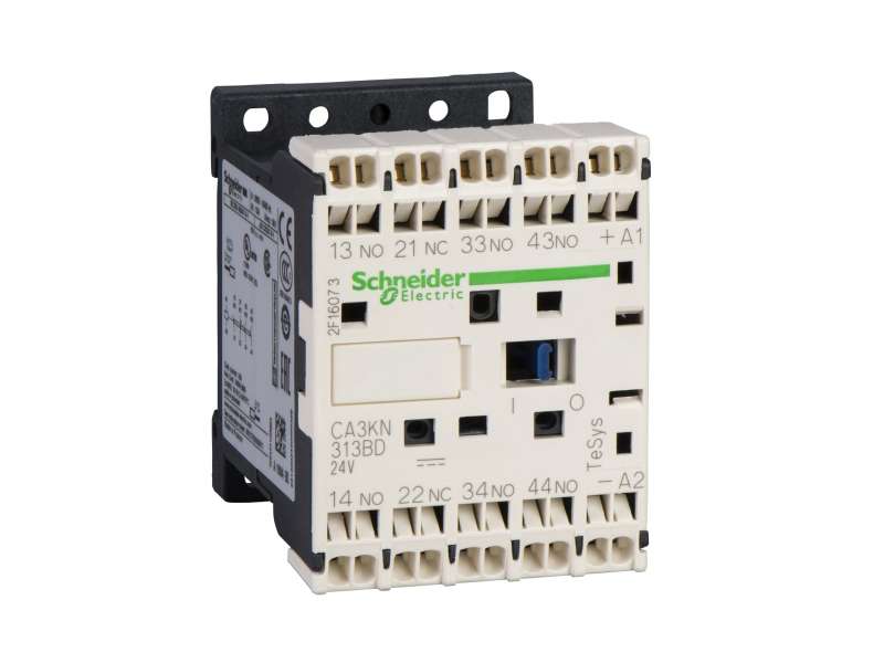 Schneider Electric TeSys K pomoćni kontaktor - 3 NO + 1 NC - <= 690 V - 24 V AC kalem; CA2KN313B7