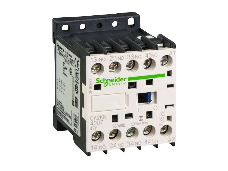 Schneider Electric TeSys K pomoćni kontaktor - 4 NO - <= 690 V - 42 V AC kalem; CA2KN40D7