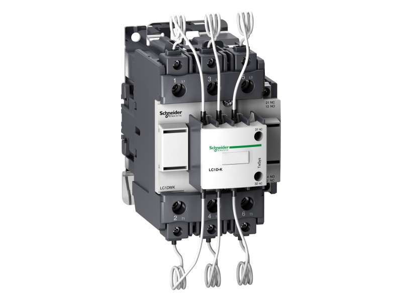 Schneider Electric TeSys LC1D.K kontaktor za konden. bat. - 3P - 60 kVAr - 415 V - 110 V AC kalem;LC1DWK12F7