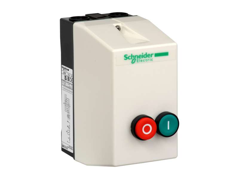 Schneider Electric TeSys LE - enclosed DOL starter - 9 A - 230 V AC coil; LE1D09P7