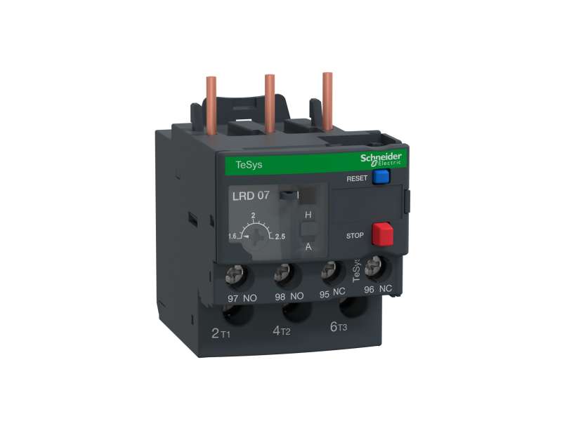 Schneider Electric TeSys LRD termički relej - 1.6...2.5 A - klasa 10A; LRD07
