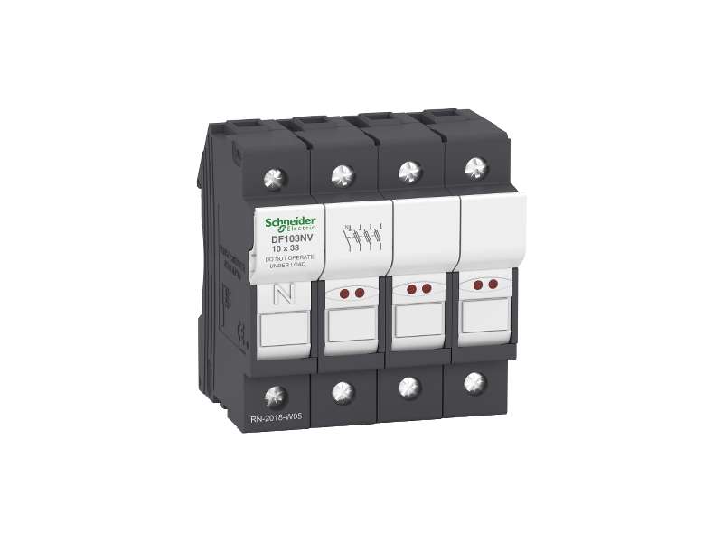 Schneider Electric TeSyS rastavljač sa osig.3P N 32A-veličina osigu.10x38mm-indik. pregorelog osig.;DF103NV