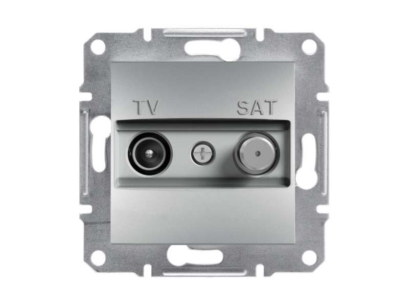 Schneider Electric TV-SAT pojedinačna utičnica (1dB), bez rama, aluminijum;EPH3400461
