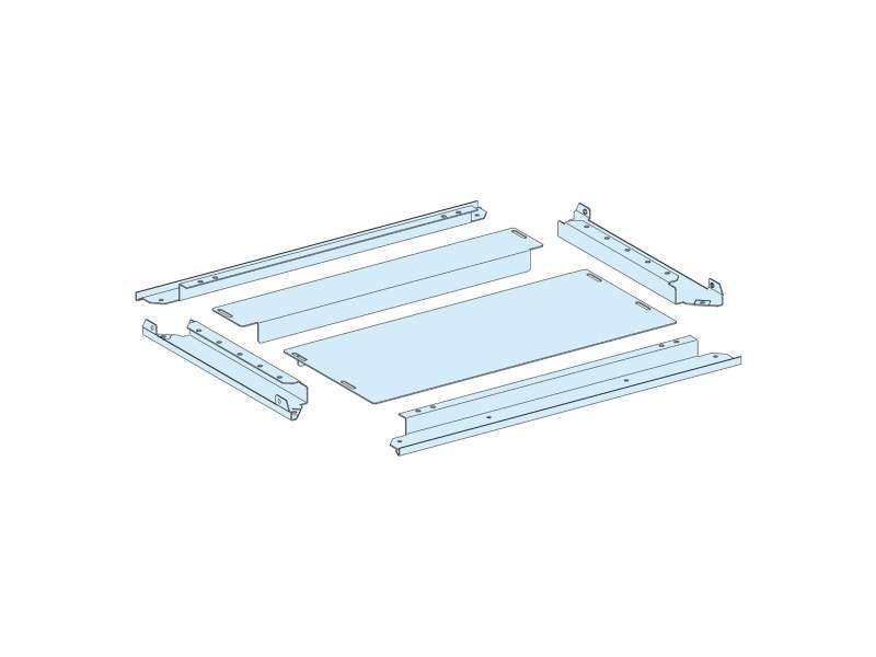 Schneider Electric Two-part gland plate, PrismaSeT P, IP31, for enclosure W 650mm D 600mm; LVS08696