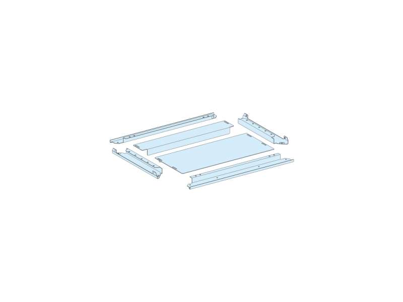 Schneider Electric Two-part gland plate, PrismaSeT P, IP31, for enclosure W 800mm D 600mm; LVS08698