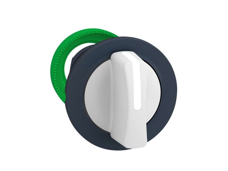 Schneider Electric Ugradna bela glava izbornog prekidača 3 pozicije povratak na centar;ZB5FD501